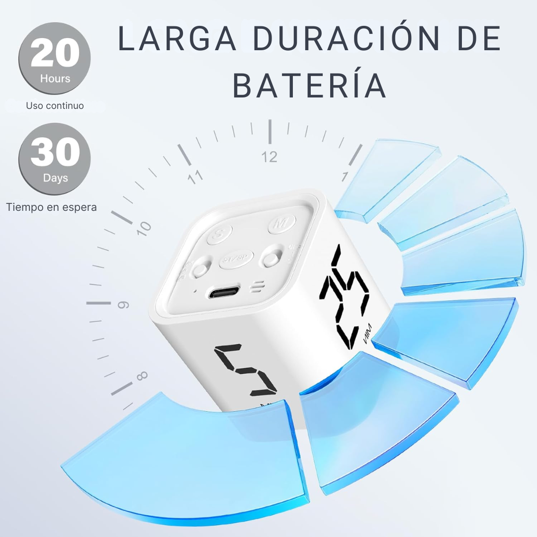 Focus Cube – Temporizador Pomodoro Giratorio